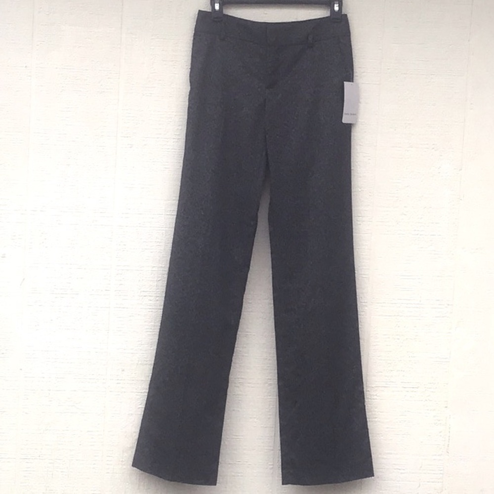 Zara tweed like charcoal trousers